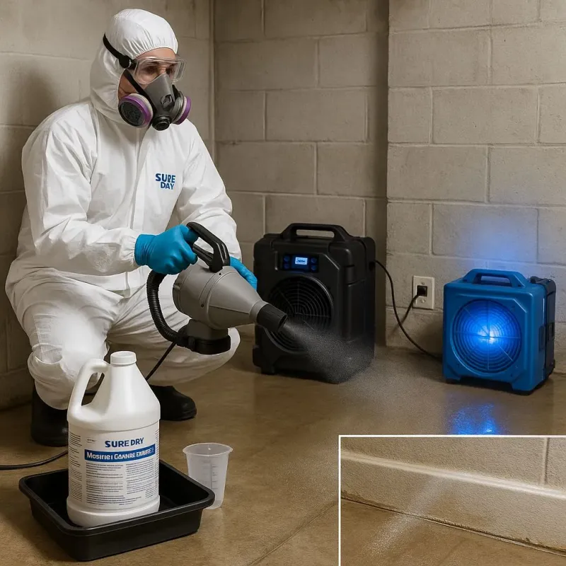 Sanitization and Odor Removal process in Brandon, VT